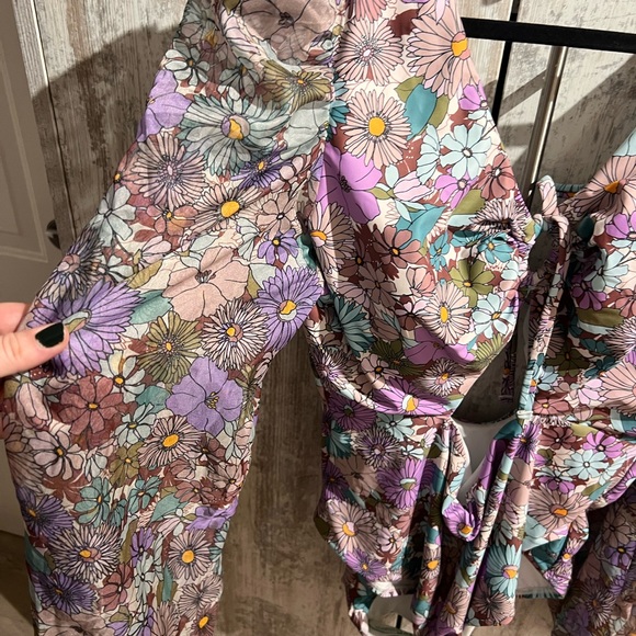 Gabi Fresh x Swimsuits For All Chiffon Sleeve One Piece - Picture 3 of 6